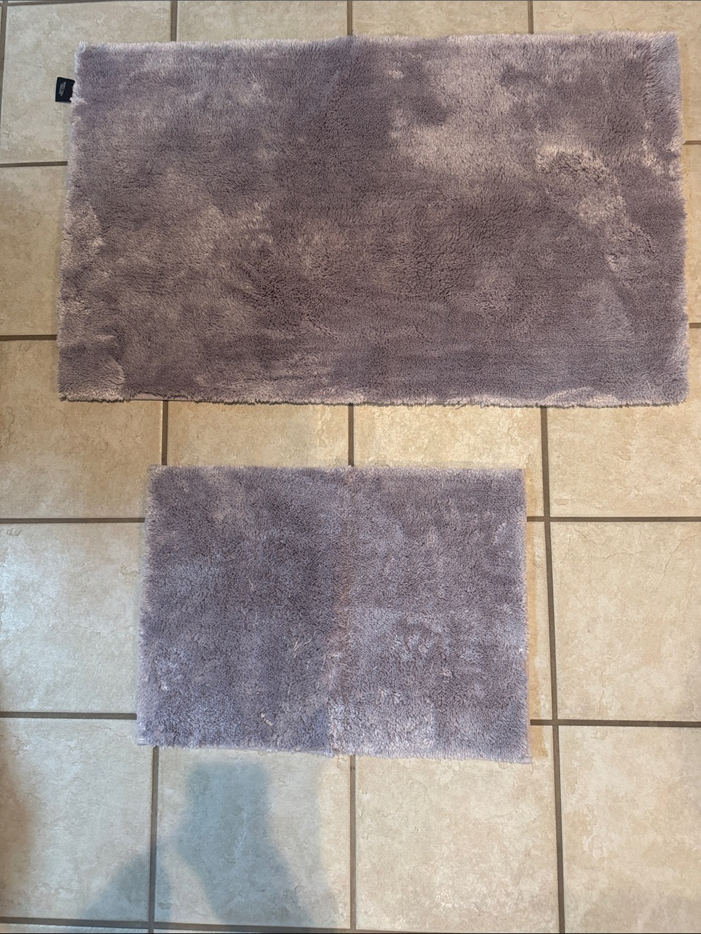 Simply Vera Vera Wang Rugs Plush Lavender Bath Mat Duo